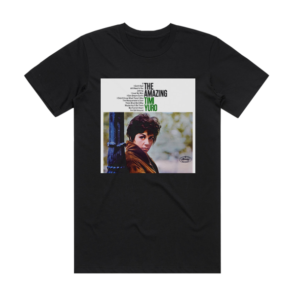 Timi Yuro The Amazing Timi Yuro Album Cover T-Shirt Black