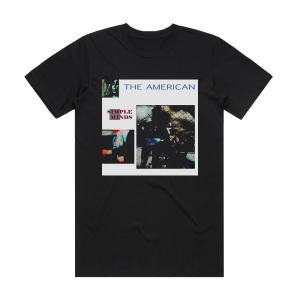 Simple Minds The American Album Cover T-Shirt Black