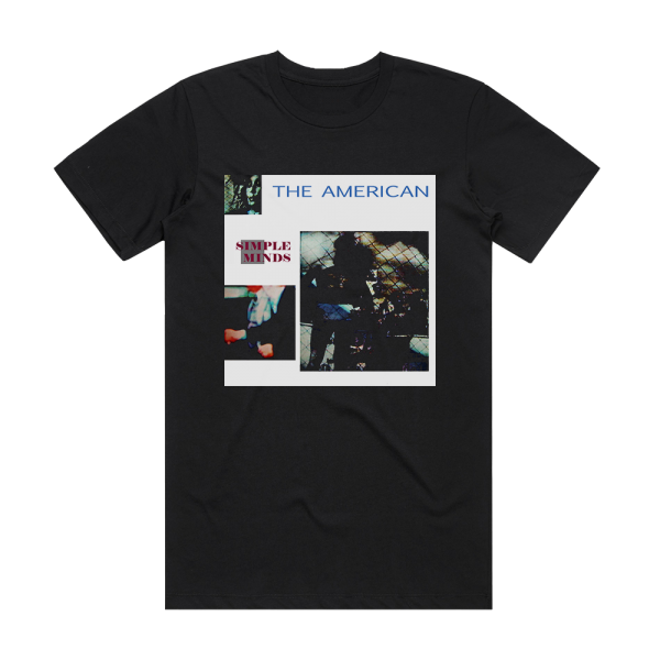 Simple Minds The American Album Cover T-Shirt Black