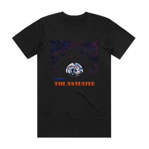 Qumu The Anteater Album Cover T-Shirt Black