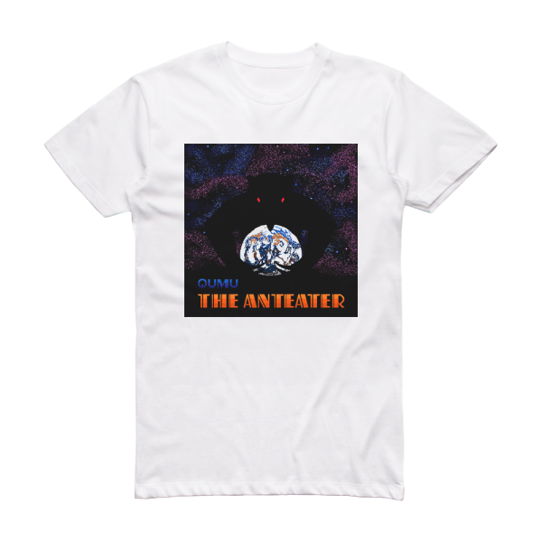 Qumu The Anteater Album Cover T-Shirt White