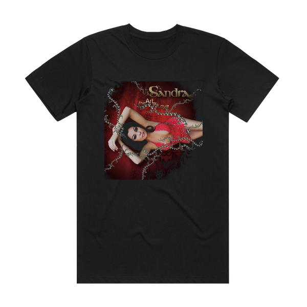 Sandra The Art Of Love Album Cover T-Shirt Black