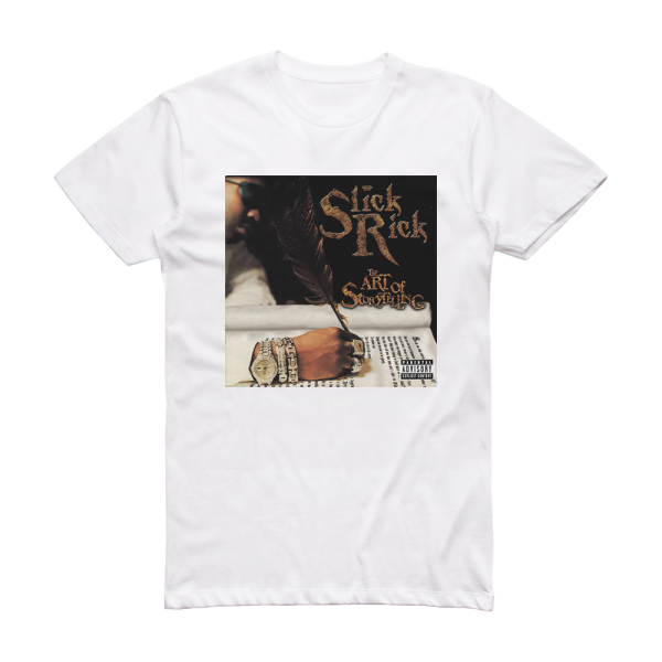 Slick Rick The Art Of Storytelling Album Cover T-Shirt White