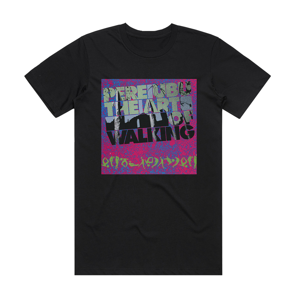 Pere Ubu The Art Of Walking Album Cover T-Shirt Black – ALBUM COVER T-SHIRTS