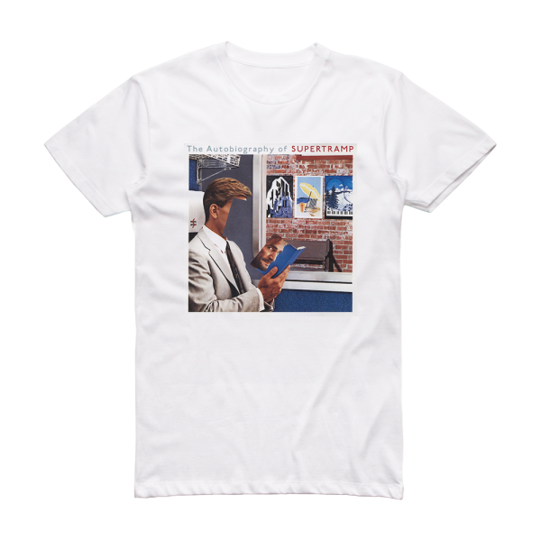 Supertramp The Autobiography Of Supertramp Album Cover T-Shirt White