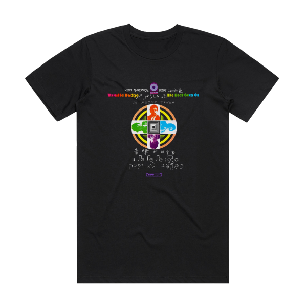 Vanilla Fudge The Beat Goes On Album Cover T-Shirt Black