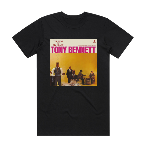 Tony Bennett The Beat Of My Heart Album Cover T-Shirt Black