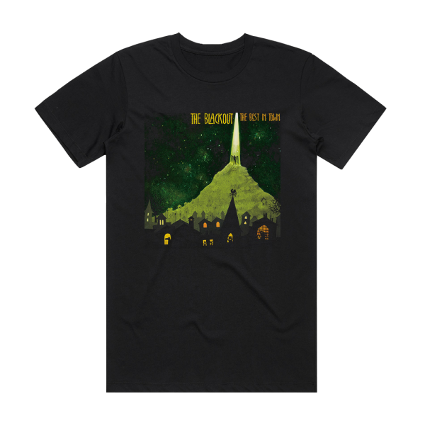 The Blackout The Best In Town Album Cover T-Shirt Black