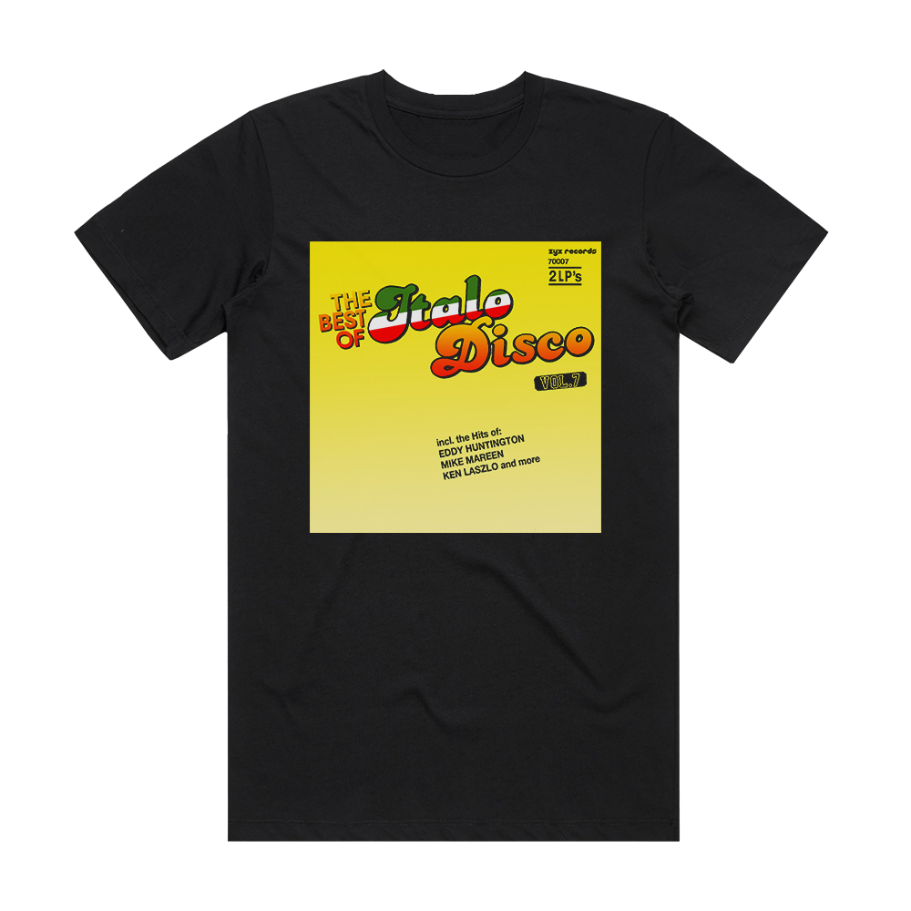 Various Artists The Best Of Italo Disco Volume 7 Album Cover T-Shirt ...