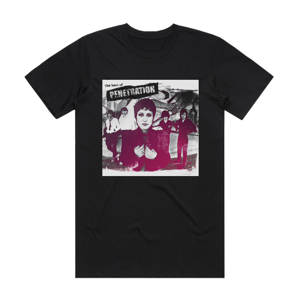 Penetration The Best Of Penetration Album Cover T-Shirt Black
