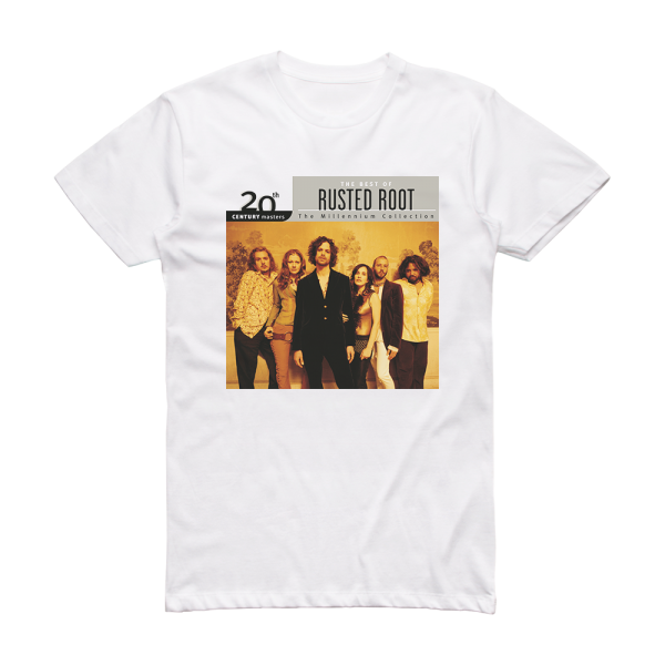 Rusted Root The Best Of Rusted Root Album Cover T-Shirt White