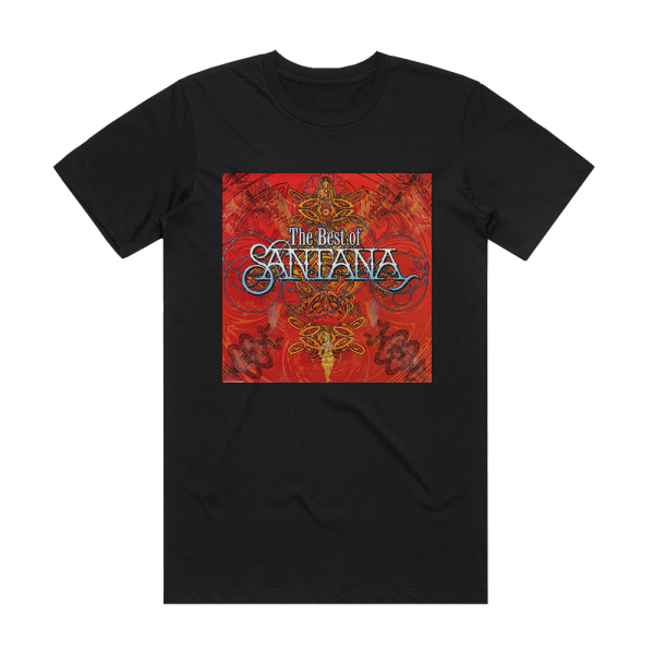 Santana The Best Of Santana 2 Album Cover T-Shirt Black