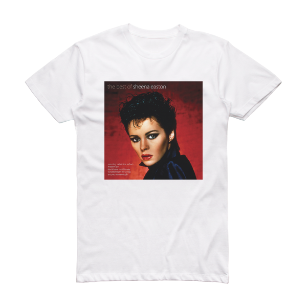 Sheena Easton The Best Of Sheena Easton Album Cover T-Shirt White