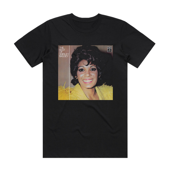 Shirley Bassey The Best Of Shirley Bassey 2 Album Cover T-Shirt Black