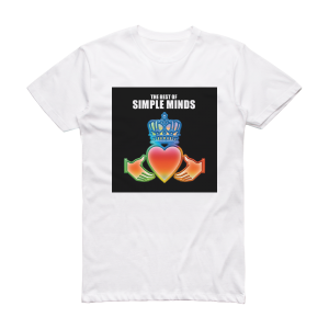 Simple Minds The Best Of Simple Minds Album Cover T-Shirt White