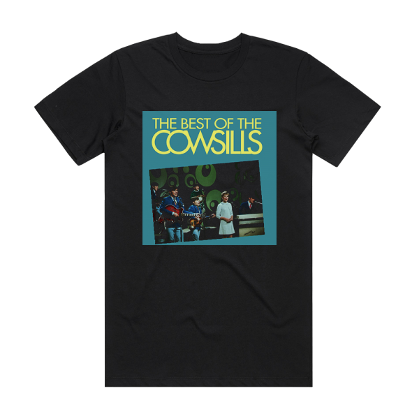 The Cowsills The Best Of The Cowsills 1 Album Cover T-Shirt Black