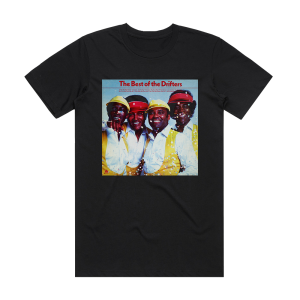 The Drifters The Best Of The Drifters Album Cover T-Shirt Black