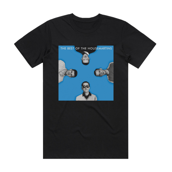 The Housemartins The Best Of The Housemartins Album Cover T-Shirt Black