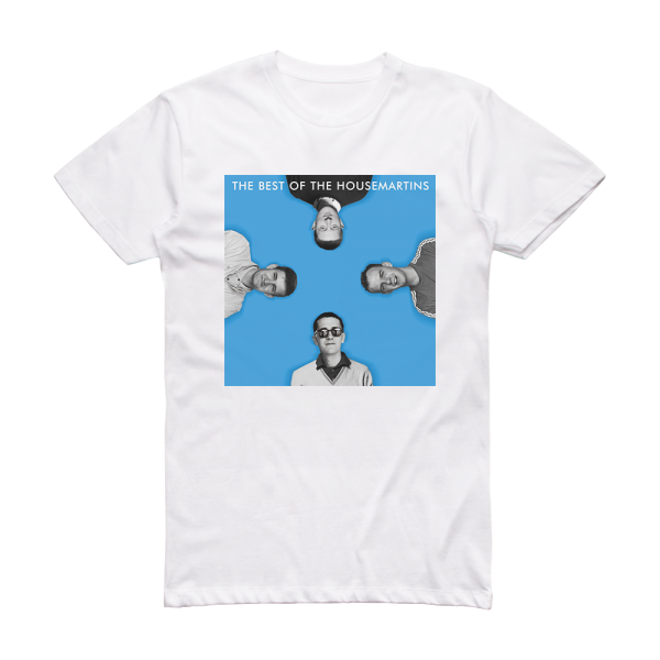 The Housemartins The Best Of The Housemartins Album Cover T-Shirt White