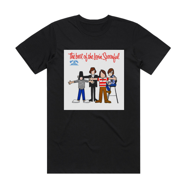 The Lovin Spoonful The Best Of The Lovin Spoonful Album Cover T-Shirt Black