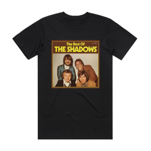 The Shadows The Best Of The Shadows Album Cover T-Shirt Black