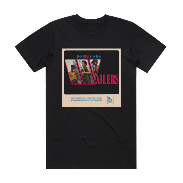 The Wailers The Best Of The Wailers Album Cover T-Shirt Black