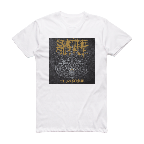 Suicide Silence The Black Crown Album Cover T-Shirt White