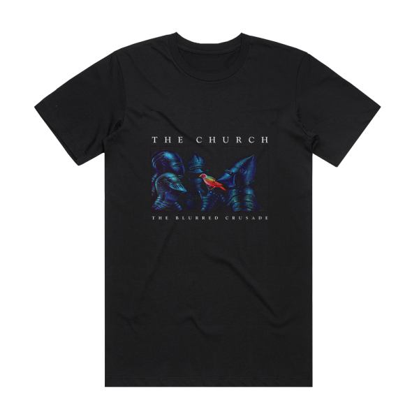 The Church The Blurred Crusade Album Cover T-Shirt Black