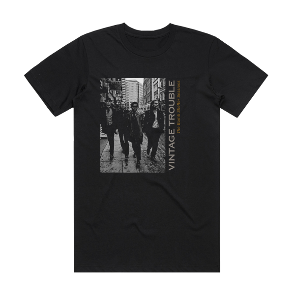 Vintage Trouble The Bomb Shelter Sessions Album Cover T-Shirt Black