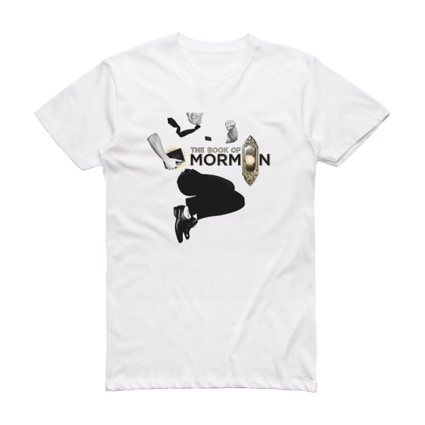 Robert Lopez The Book Of Mormon Album Cover T-Shirt White