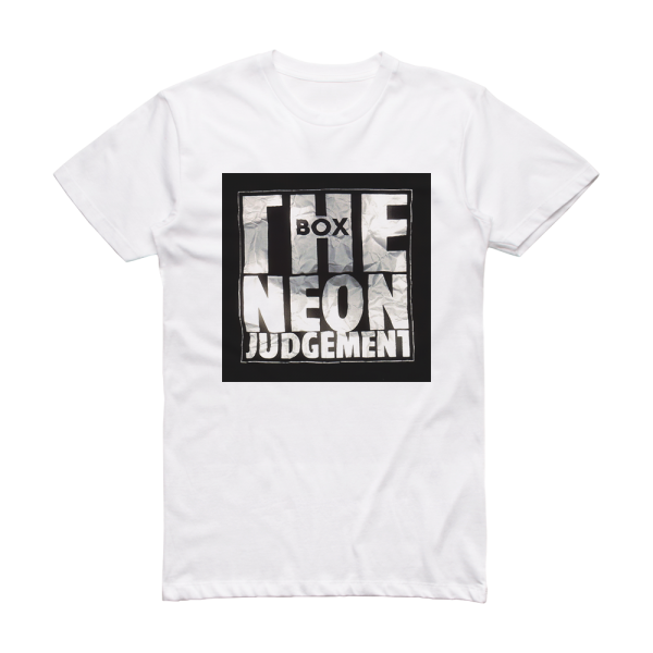 The Neon Judgement The Box Album Cover T-Shirt White