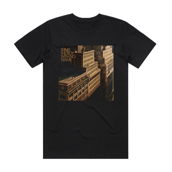 Travis The Boy With No Name Album Cover T-Shirt Black