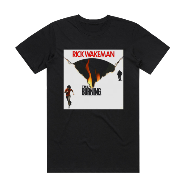 Rick Wakeman The Burning 1 Album Cover T-Shirt Black