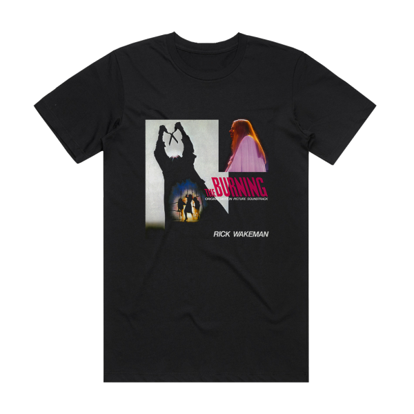 Rick Wakeman The Burning 2 Album Cover T-Shirt Black