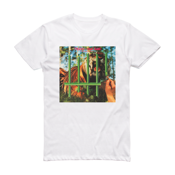 Tygers of Pan Tang The Cage Album Cover T-Shirt White