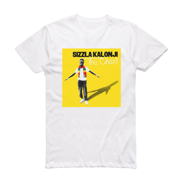 Sizzla The Chant Album Cover T-Shirt White