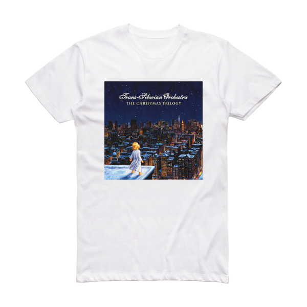 Trans-Siberian Orchestra The Christmas Trilogy Album Cover T-Shirt White