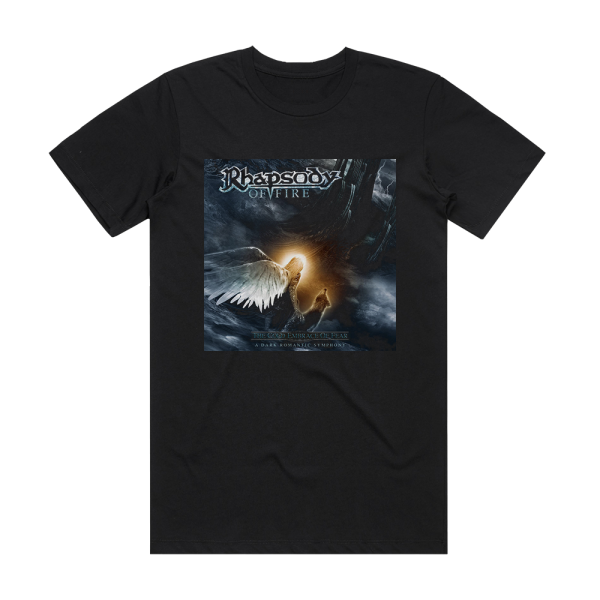 Rhapsody of Fire The Cold Embrace Of Fear Album Cover T-Shirt Black