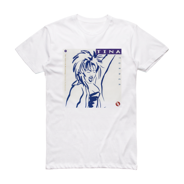 Tina Turner The Collected Recordings 60S To 90S 3 Album Cover T-Shirt White