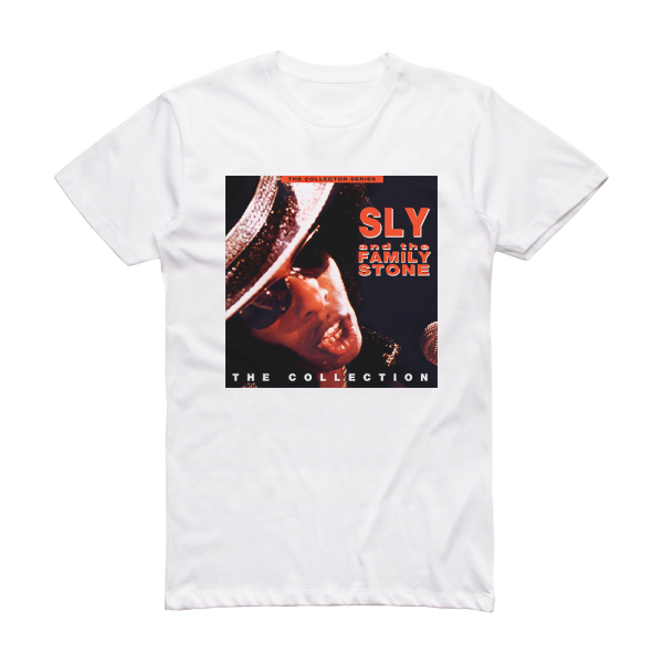 Sly and The Family Stone The Collection 1 Album Cover T-Shirt White