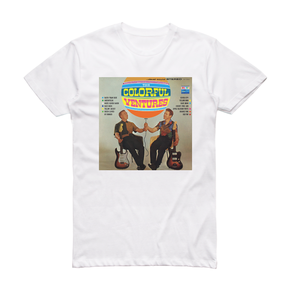 The Ventures The Colorful Ventures Album Cover T-Shirt White