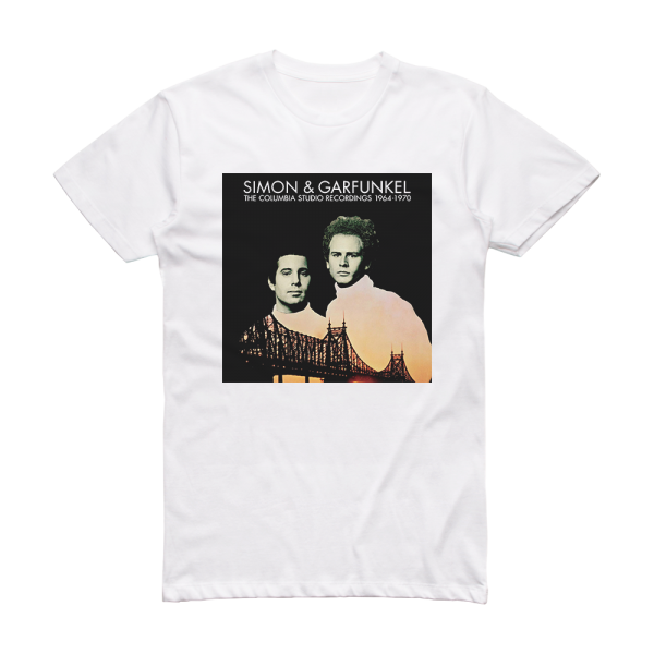 Simon and Garfunkel The Columbia Studio Recordings 19641970 Album Cover T-Shirt White