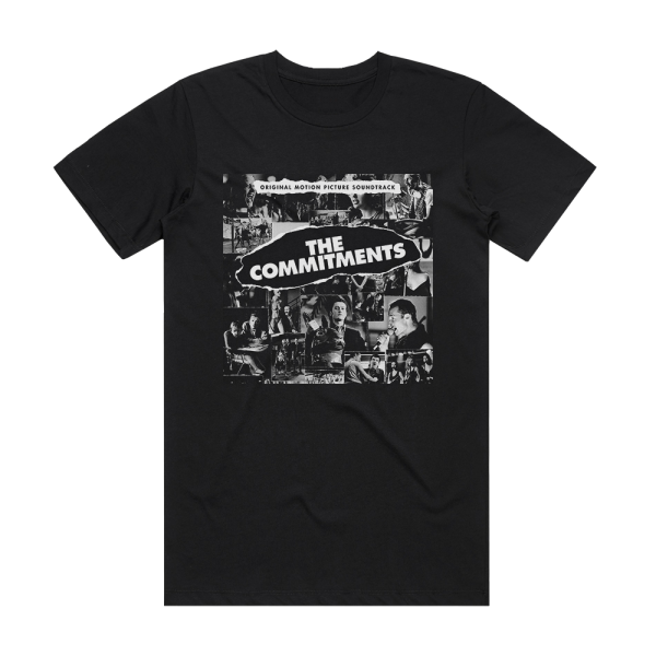 The Commitments The Commitments Album Cover T-Shirt Black