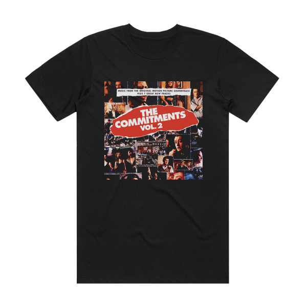 The Commitments The Commitments Disc 2 Album Cover T-Shirt Black