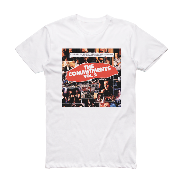 The Commitments The Commitments Disc 2 Album Cover T-Shirt White