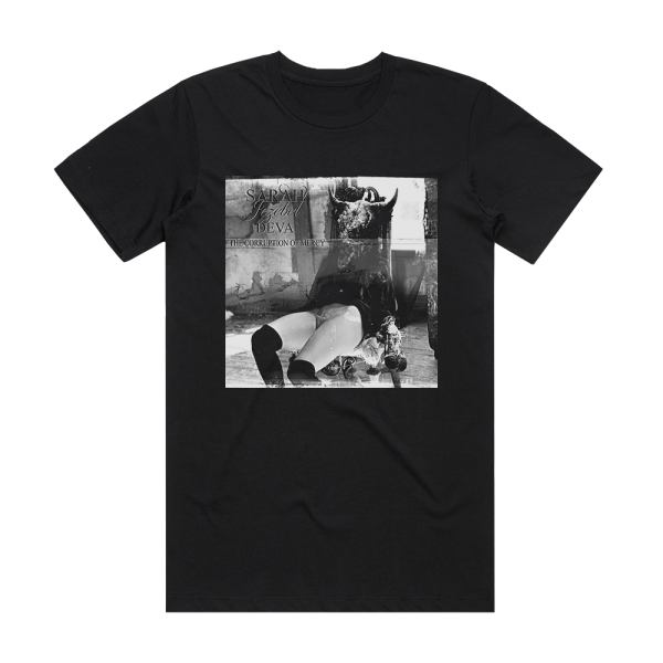 Sarah Jezebel Deva The Corruption Of Mercy Album Cover T-Shirt Black
