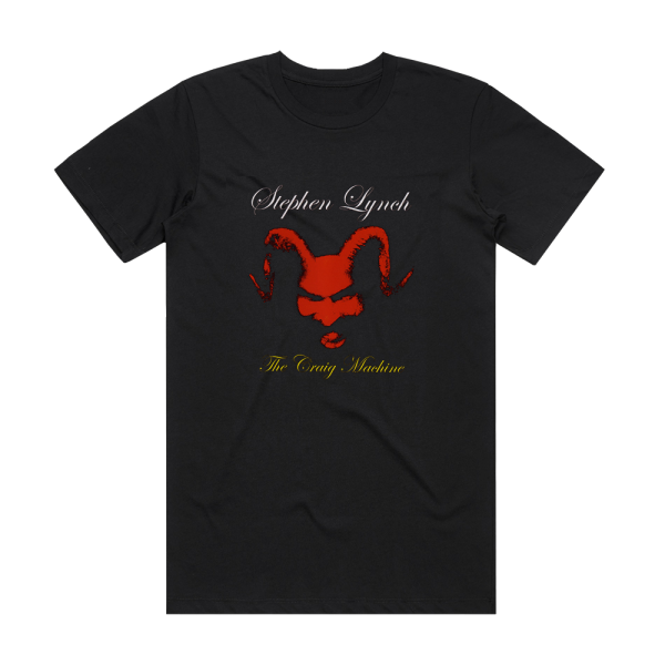 Stephen Lynch The Craig Machine Album Cover T-Shirt Black