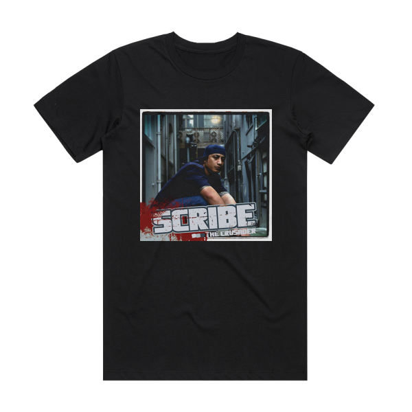 Scribe The Crusader Album Cover T-Shirt Black