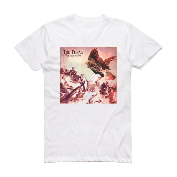 The Coral The Curse Of Love Album Cover T-Shirt White