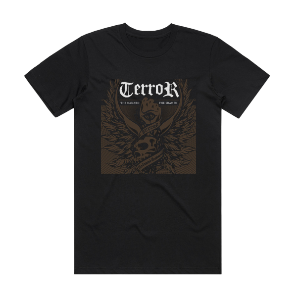 Terror The Damned The Shamed Album Cover T-Shirt Black